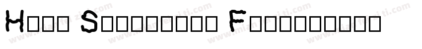 Hand Stockyard Font字体转换